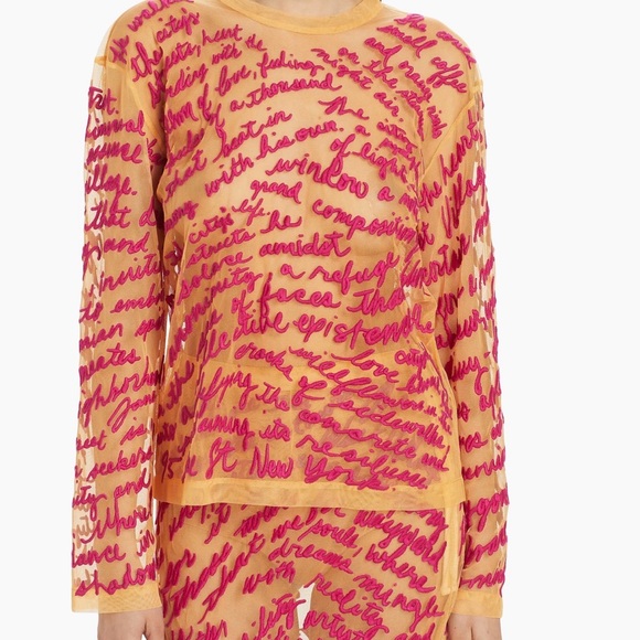 Lingua Franca embroidered top - Picture 3 of 8